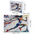 thumbnail image 2 of Female Runner Van Gogh Puzzle Drawing 300 Pieces,Jigsaw Adult Puzzle In A Puzzle,Merchandise,Hufeuw, 2 of 9
