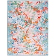 thumbnail image 2 of SAFAVIEH Paint Brush Reanna Floral Area Rug, Blush Pink/Green, 7'9" x 10', 2 of 13