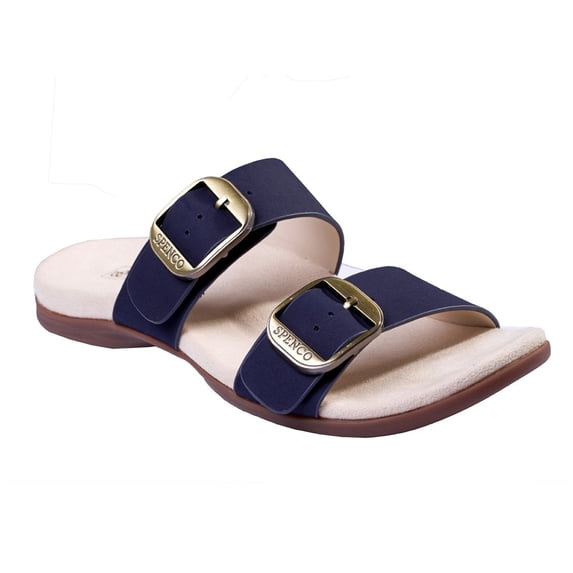 Spenco Vista Slide Women's Leather Arch Support Sandal