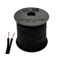 thumbnail image 1 of Cable de altavoz de calibre 14 AWG, cable de altavoz negro, 50 pies, 100 pies (50 pies), 1 of 1