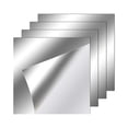 thumbnail image 3 of 4x Square Wall Mirror Tiles Sticky Frameless Full Length Mirror Acrylic Flexible 15cmx15cm, 3 of 8