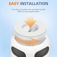 thumbnail image 5 of 12020 HEPA Replacement Filter for Clorox Tabletop Room Air Purifier 11020 & 11021,2-in-1 H13 True HEPA High-Efficiency Filter,2 Pack, 5 of 5