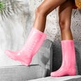 thumbnail image 5 of LWITHSZG Rain Shoes for Women Waterproof PVC Knee High Rain Boots Durable Mud Non Slip Booties for Gardening Farming Outdoor Rainy Size 36, 5 of 8