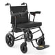 thumbnail image 1 of Silla de ruedas eléctrica ligera para adultos, silla de ruedas motorizada portátil, motor de 500 W, homologada por aerolíneas, color negro., 1 of 5