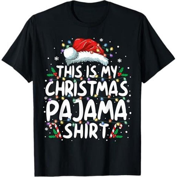 This Is My Christmas Pajama Funny Xmas Pjs, AURORAVALLEY T-Shirt