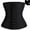 Black, variant on Plus Size Waist Trainer Body Shaper Belt Band Shapewear Slim