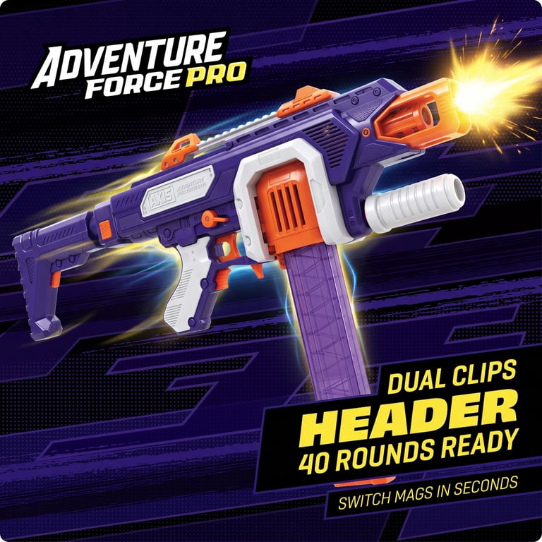 Adventure Force Axis Switch Pro Ultimate Dual-Clip Foam Dart