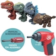thumbnail image 1 of Destornilladores de vástago de juguetes educativos para desmontar, de aprendizaje, tornillo ABS, juguetes de construcción para Navidad, cumplea Anquilosaurio yotijar Desmontar juguetes de dinosaurios, 1 of 8