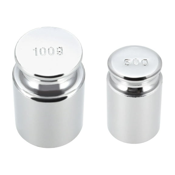 50g 100g M1 Precision Chrome Plated Steel Calibration Weight Set 2 Pack