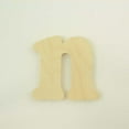 thumbnail image 1 of Package of 1, 8 Inch X 1" Thickness Baltic Birch Wood Letter "n" in The Goudy Heavy Font | Thick | Lower Case for Art & Craft Project, Made in USA, 1 of 1
