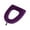 Purple, variant on Purple Winter Toilet Seat Cover Furry Cushion Thickened Washable Toilet Seat Mat Soft Bathroom Mat Non-Slip Toilet Lid Cover 16.92 X 14.56 Inches 0.35 Lb