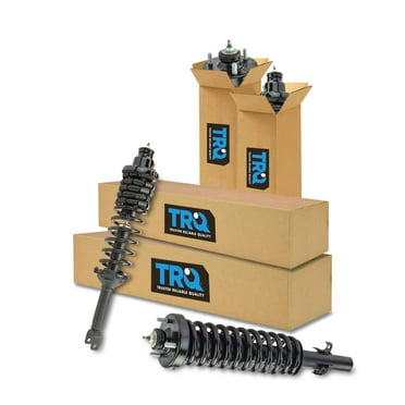 TRQ Front and Rear Strut & Coil Spring Assembly Set Driver & Passenger Sides Fits Select 94-97 Honda Accord