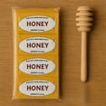 thumbnail image 2 of Honey Packets, 25 Count with Wooden Dipper – Natural Sweetener Portion Packs for Tea, Coffee & Breakfast, 2 of 8