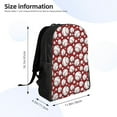 thumbnail image 2 of Defioc Cute Baseball Print Backpack -Travel,or Work Bookbag Daypacks with 15-Inch Laptop Sleeve and Dual Water Bottle Pockets, 2 of 6