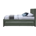 thumbnail image 4 of Meridian Furniture Hudson Vert Cuir Végane Lit Gigogne Simple, 4 of 10