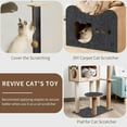 thumbnail image 4 of Scratching Pad Self-Adhesive Climbing Mat Trimmable Scratch For Couch Protector Fabric K5D0 Carp, 4 of 8