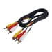 Silver Series Stereo Audio Cable C2G Value Series 50ft Value Series Composite Video + Stereo Audio Cable - video / audio cable - composite video / audio - 50 ft ()