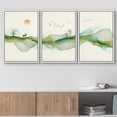 thumbnail image 2 of wall26 Framed Canvas Print Wall Art Geometric Watercolor Deer Bird Forest Abstract Shapes Illustrations Modern Art Decorative Boho Multicolor for Living Room, Bedroom, Office - 16"x24"x3 Wh, 2 of 5