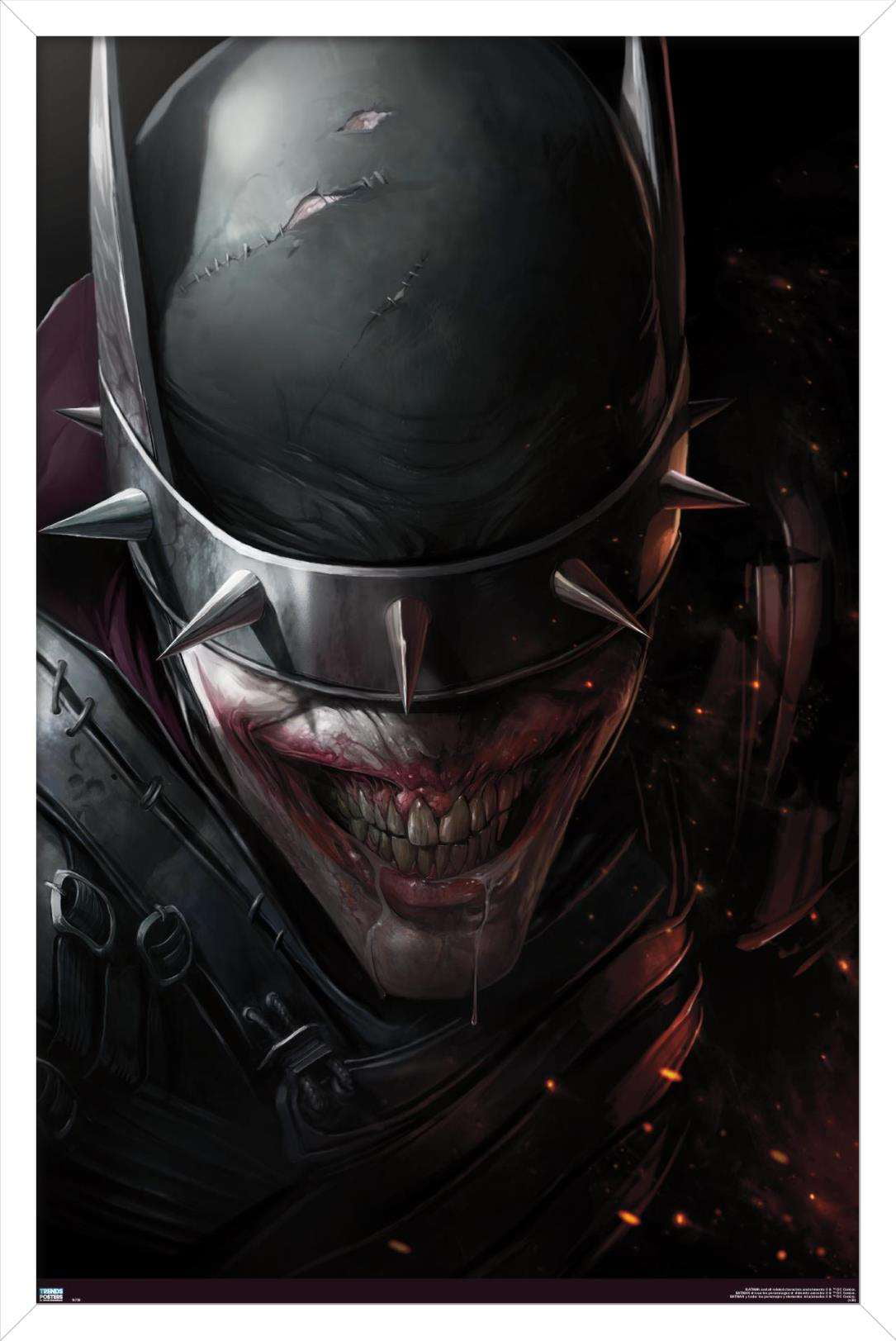 DC Ccomics The Batman Who Laughs - Face Poster - Walmart.com - Walmart.com