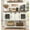 White, variant on Catrimown 47" Farmhouse Coffee Bar Cabinet with Storage, Buffet Cabinet Sideboard Storage Cabinet, Dark Oak