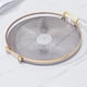 thumbnail image 4 of Uuiauoio Round Serving Tray, Elegant Round Tray with Gold Handle, Fruits Desserts Snacks Display Food Serving Tray, Decorative Platter for Vanity Bathroom Coffee Table, 4 of 6