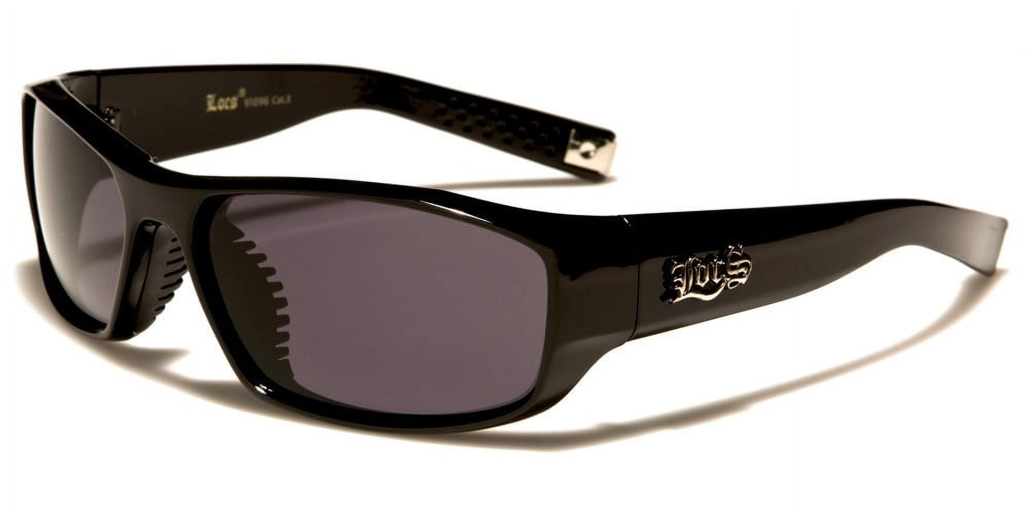 Occhiali Da Sole Stile Cholo Occhiali Da Sole Quadrati Cholo Super Scuri - Stile OG Loc/Gangster, Lenti Nere UV400 Occhiali Stile Gangster Anni 90 - Foto 12