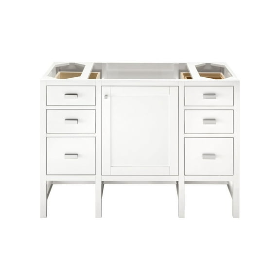 James Martin Vanities E444-V48 Addison 48" Single Basin Hardwood Vanity Cabinet Only -