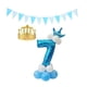 thumbnail image 5 of Columna de globos con números azules del 0 al 9 para decoración de fiestas 7, 5 of 9