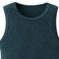 thumbnail image 5 of Fnooota Boys Cotton Tank Tops, Sleeveless Breathable Summer 3 Piece Kids Graphic Tees Green Size 10-12, 5 of 5