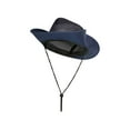 thumbnail image 3 of Deago Mesh Sun Hats for Men Women Bucket Hat Wide Brim UV Protection Summer Beach Safari Fishing Cap Outdoor (Navy), 3 of 8