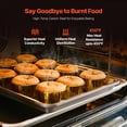 thumbnail image 3 of VEVOR Baking Pan Set 3-Piece Nonstick Carbon Steel Bakeware Set, 3 of 9