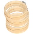 thumbnail image 4 of LAFGUR 12PCS Embroidery Frame Bamboo Cross Stitch Hoop Ring Sewing Tools Portable Round Embroidery Hoop, 4 of 8