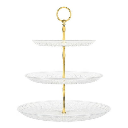 

3-Tier Cupcake Stand Cake Dessert Wedding Event Party Display Tower Plate New