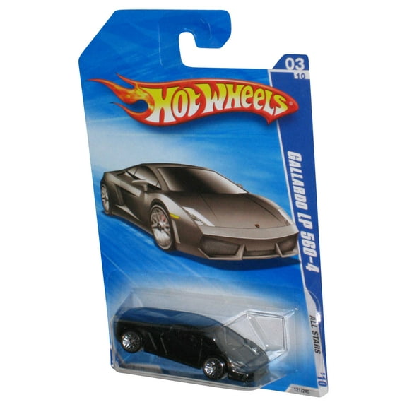 Hot Wheels All Stars '10 03/10 (2009) Black Gallardo LP 560-4 Car 121/240