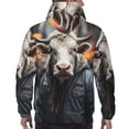thumbnail image 7 of Lsque Surrealist Cow Pattern Casual Men's Hoodie,Hooded Sweatshirt with Kangaroo Pocket,Pullover Hoodie-X-Large, 7 of 7