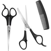 Hair Cutting Scissors Kits, Stainless Steel Hair Cutting Shears Set Thinning Scissors Hair Scissor Professional Barber/Salon/Home Shears Kit For Men Women and Pet