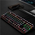 thumbnail image 3 of Teclado Mecánico Punk K550 87 Teclas Teclado Mecánico Green Shaft Gaming Office Notebook Teclado Profesional Kearding EL013763-01, 3 of 6