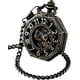 thumbnail image 1 of Reloj de Bolsillo con Cadena para Hombre - Reloj de Bolsillo Vintage de Cuerda Manual - Reloj de Bolsillo con Movimiento mecánico clásico - Accesorio de Vestuario Steampunk ferroviario de los años 20, 1 of 5