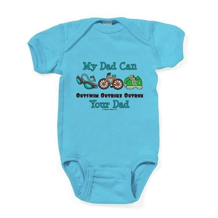 

CafePress - Dad Triathlete Triathlon Infant Bodysuit - Cute Infant Bodysuit Baby Romper - Size Newborn - 24 Months