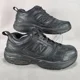 thumbnail image 1 of New Balance 608V2 Mens Size 7.5 Slip Resistant Black Leather Active Casual Walk, 1 of 6