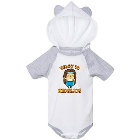 

Inktastic Jogging Running Hedgehog Fitness Gift Baby Girl Bodysuit