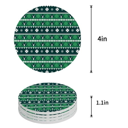 

KXMDXA Cartoon Tiger Mother s Day The Love of My Life Set of 6 Round Coaster for Drinks Absorbent Ceramic Stone Coasters Cup Mat with Cork Base for Home Kitchen Room Coffee Table Bar Decor
