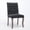 Black, variant on Set of 2 Tufted Chenille Dining Chairs, Farmhouse Upholstered Accent Chairs with Curved Solid Wood Legs & Rivet Trim, for Kitchen Dining Room