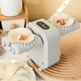 thumbnail image 1 of FHBVT Machine à Dumplings Entièrement Automatique, Moule à Dumplings Domestique à Double Tête pour Dumplings Rapides, Wontons, Raviolis, Facile à Utiliser, Parfait pour Réunions de Famille, Fêtes, Cuisine DIY avec Enfants, 1 of 2