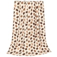 thumbnail image 2 of Fuzoiu Cute Coffee Bean Print Print Ultra-Soft Micro Fleece Blanket,All Seasons Flannel Throw, Lightweight Blanket for Bed, Sofa, Couch, Movie Night, Camping, and Travel-40"x30", 2 of 7