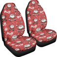 thumbnail image 3 of POLERO Stretchy Vehicle Seat Covers for SUV, Breathable Washable Front Seat Cover Polyester Set, Father Christmas, 3 of 9