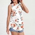 thumbnail image 2 of Taqqpue Summer Tank Tops for Women 2025 Sleeveless Crew Neck Floral Printed Casual T Shirts Loose Fit Trendy Basic Blouse, 2 of 6