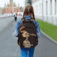 thumbnail image 6 of FORMRS Kids School Backpack Elementary Student Unisex Travel Bookbag with Reflective Stripes, Skeleton Stripes, 6 of 7