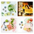 thumbnail image 6 of Whiskey Stones Reusable Ice Cubes Chilling Beverage Rocks with Tongs & Freezer Storage Tray High Cooling Technology Stainless Steel Ice Cubes, 6 of 6