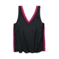 thumbnail image 3 of Swim 365 Women's Plus Size Chlorine-Resistant A-Line Two-Piece Skirtini Set, 3 of 6